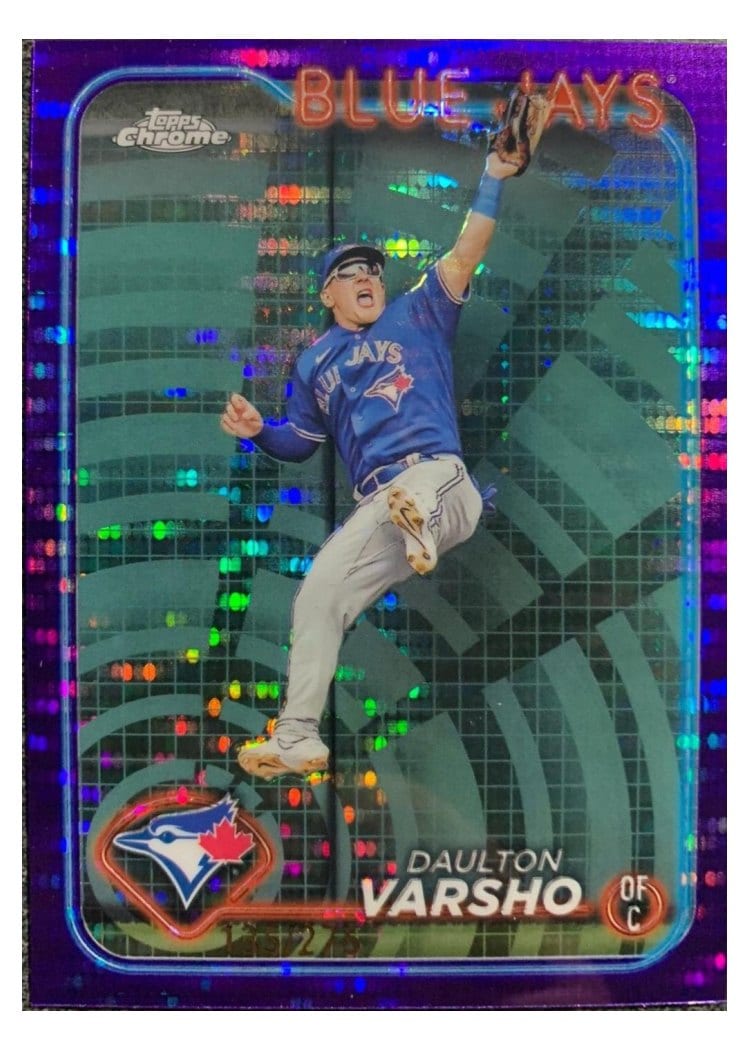 2024 Topps Chrome Base Set Daulton Varsho #140 card