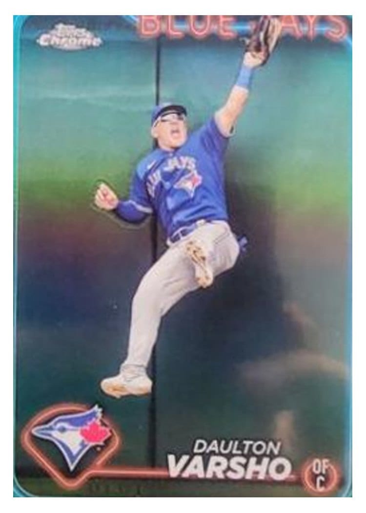 2024 Topps Chrome Base Set Daulton Varsho #140 card