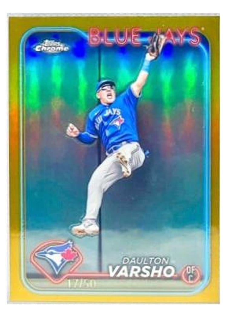 2024 Topps Chrome Base Set Daulton Varsho #140 card