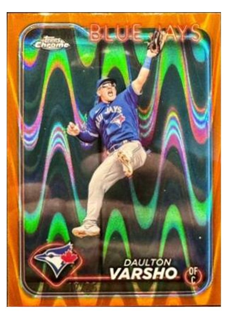 2024 Topps Chrome Base Set Daulton Varsho #140 card