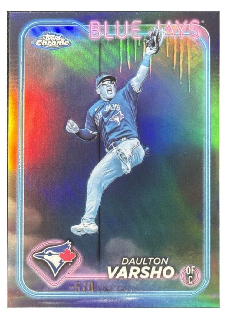 2024 Topps Chrome Base Set Daulton Varsho #140 card