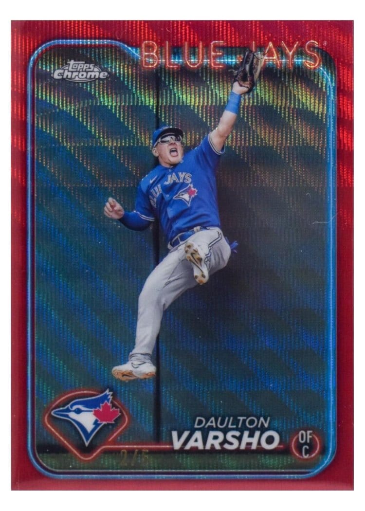2024 Topps Chrome Base Set Daulton Varsho #140 card