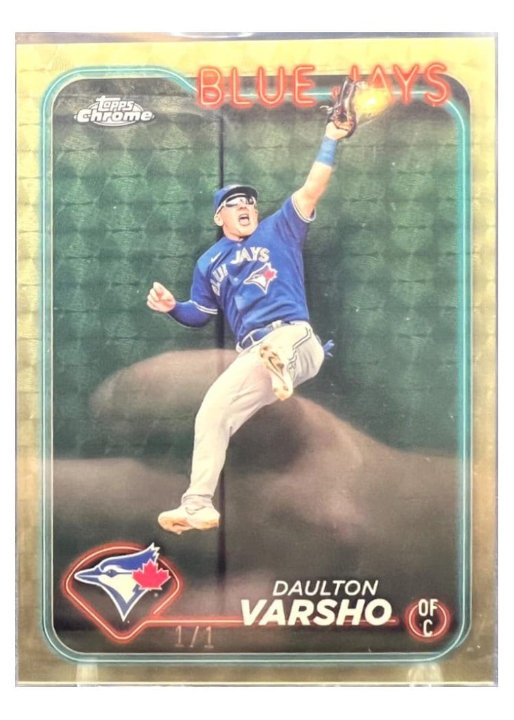 2024 Topps Chrome Base Set Daulton Varsho #140 card