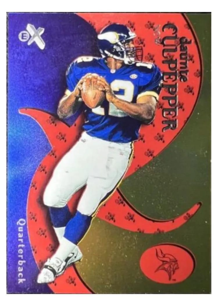 2000 Fleer E X Daunte Culpepper Essential Cred. Future #2 card