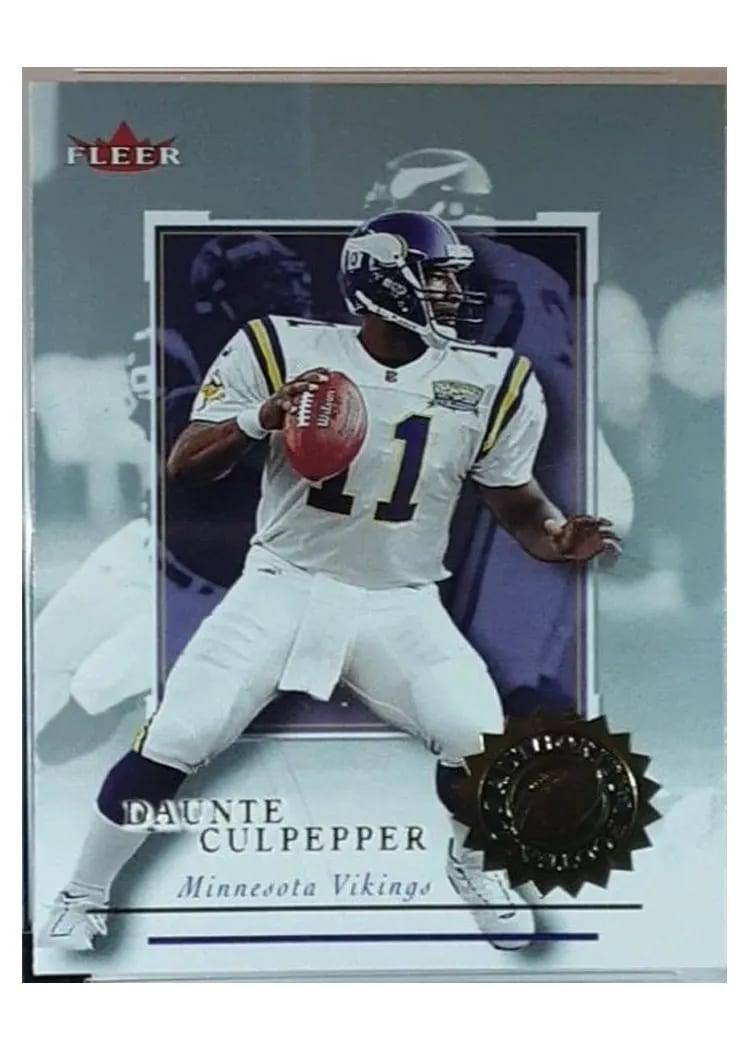 2001 Fleer Authority Daunte Culpepper #7 card