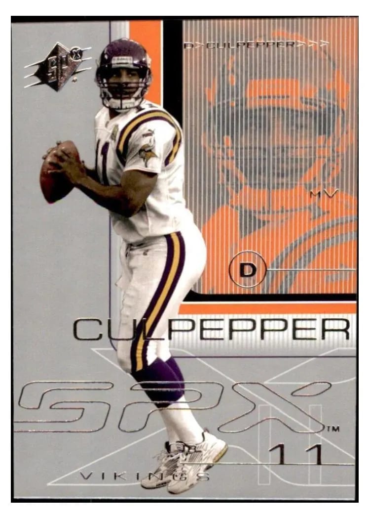 2001 Spx Daunte Culpepper #49 card