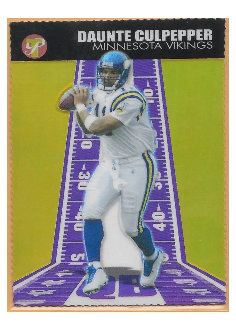 2004 Topps Pristine Daunte Culpepper Gold Refractor #41 card