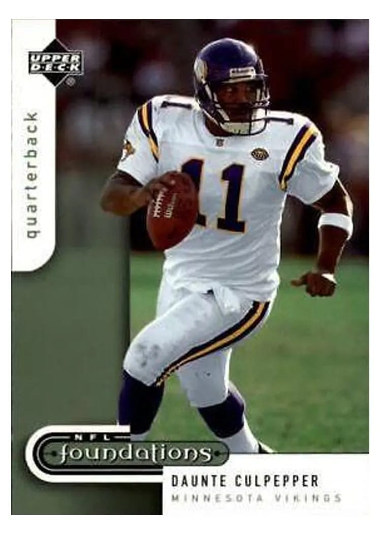 2005 Upper Deck Foundations Daunte Culpepper #52 card