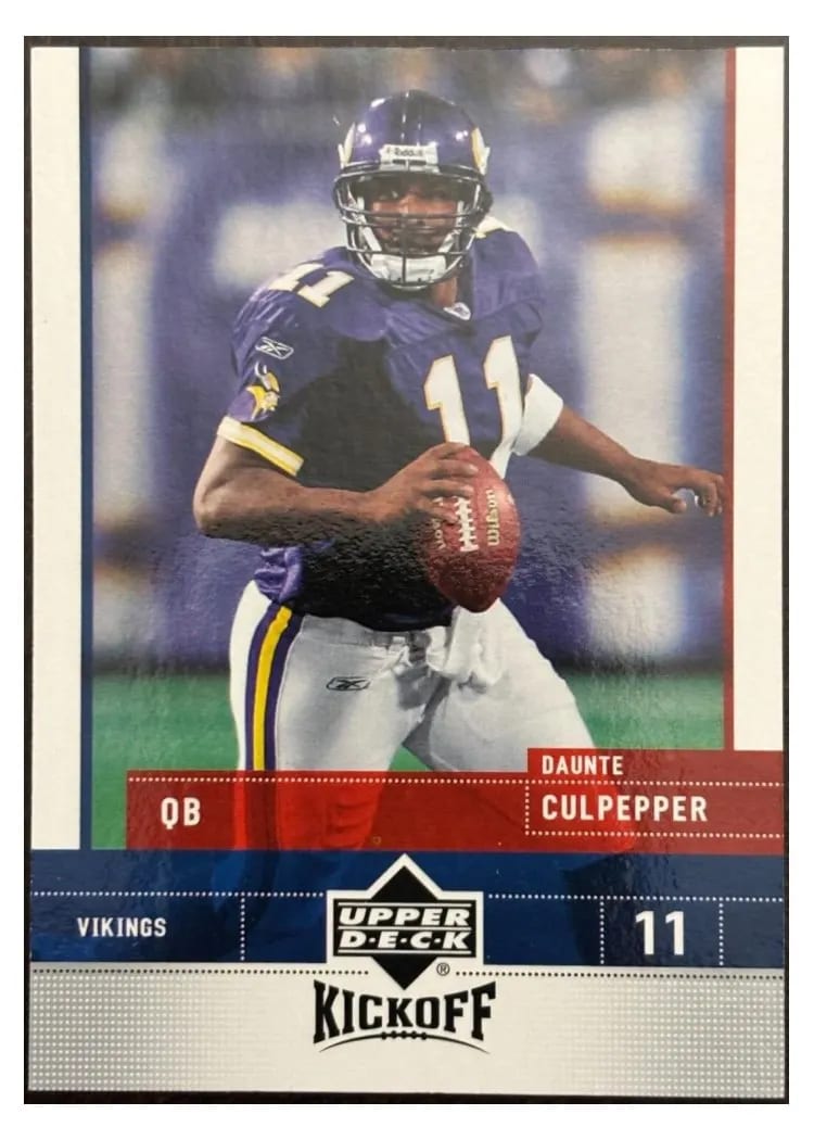 2005 Upper Deck Kickoff Daunte Culpepper #49 card