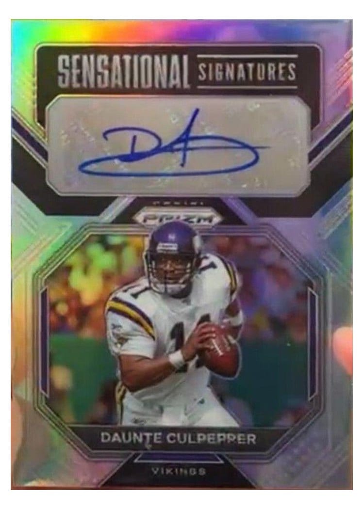 2022 Panini Prizm Base Set Daunte Culpepper #195 card