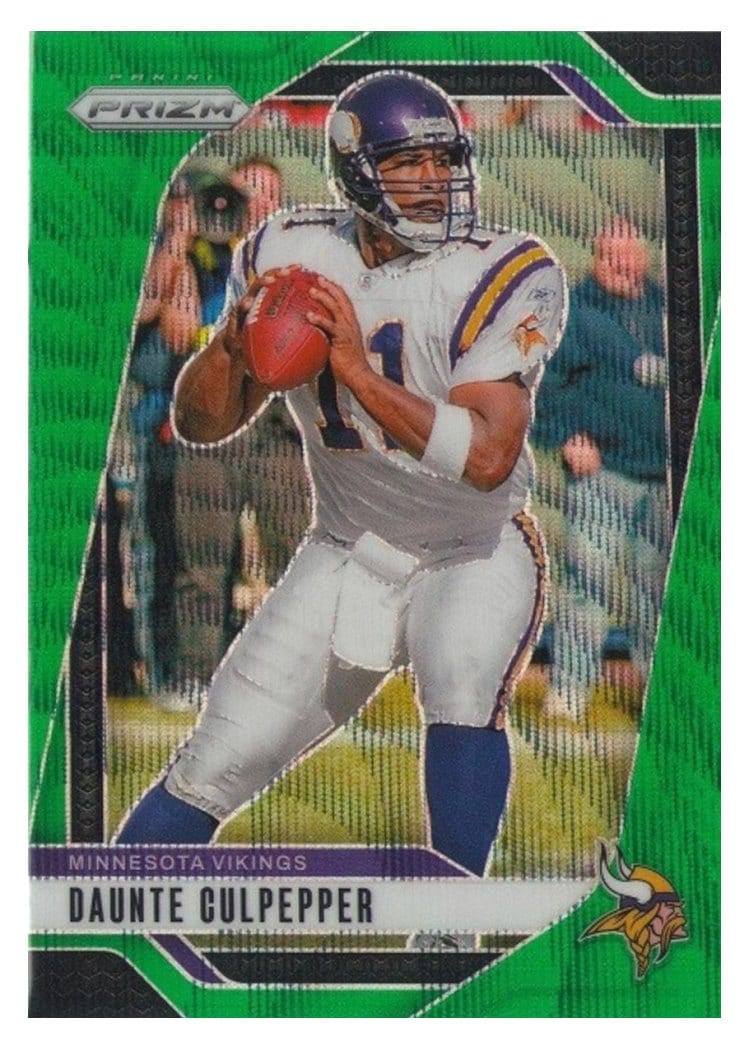2024 Panini Prizm Base Set Daunte Culpepper Green Wave #193 card