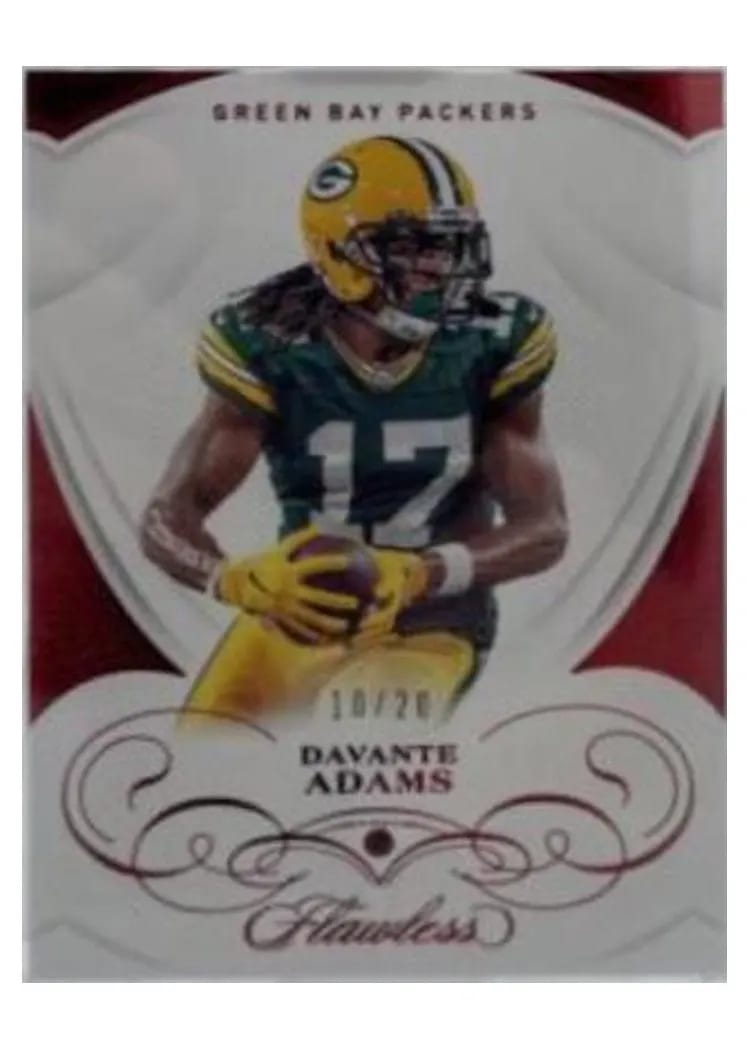 2019 Panini Flawless Base Ruby Davante Adams #26 card