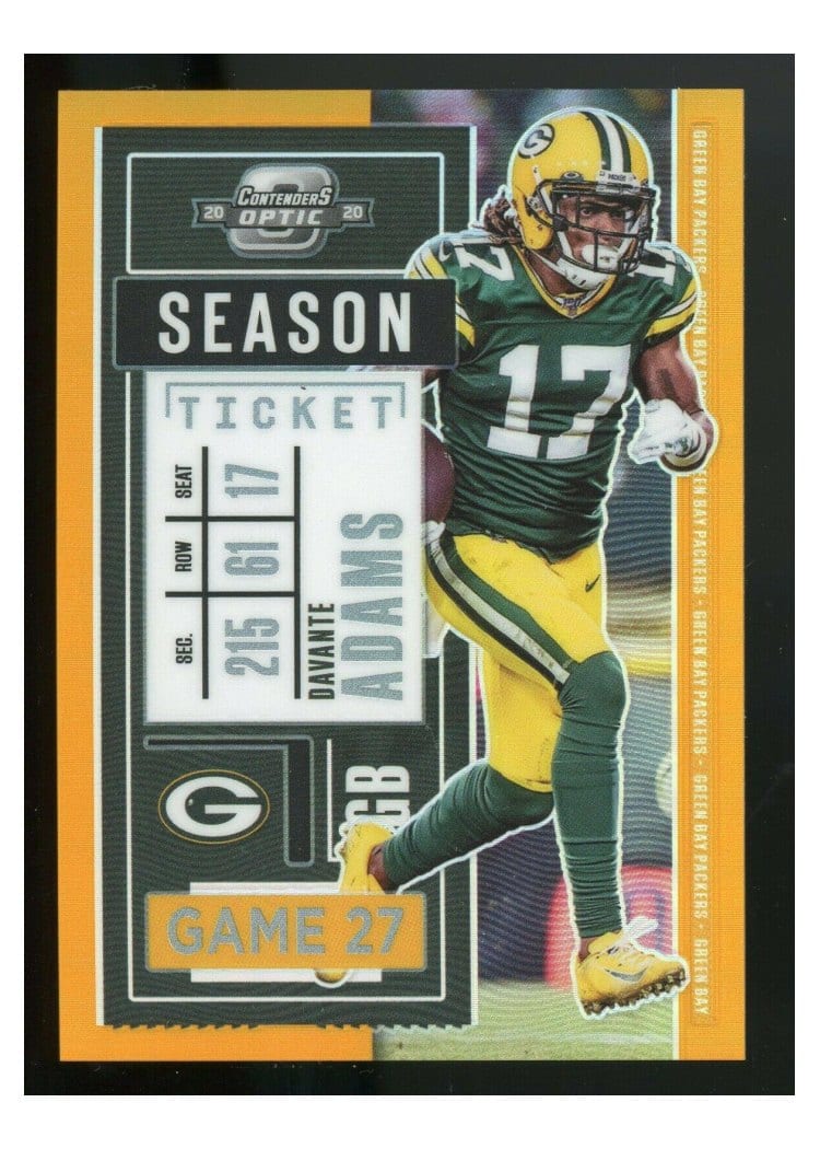 2020 Panini Contenders Optic Davante Adams #22 card