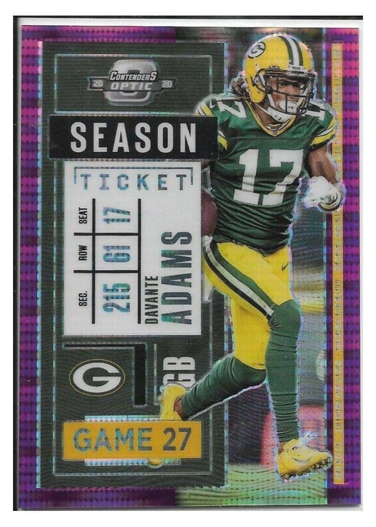 2020 Panini Contenders Optic Davante Adams #22 card