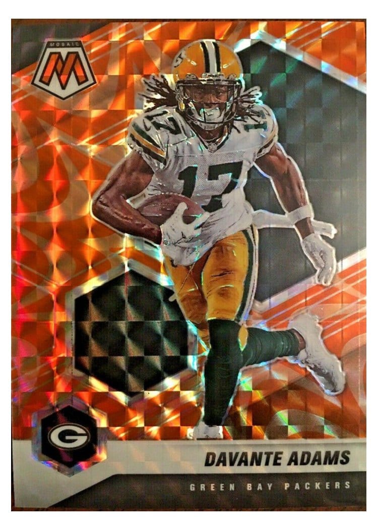 2021 Panini Mosaic Base Set Davante Adams #82 card