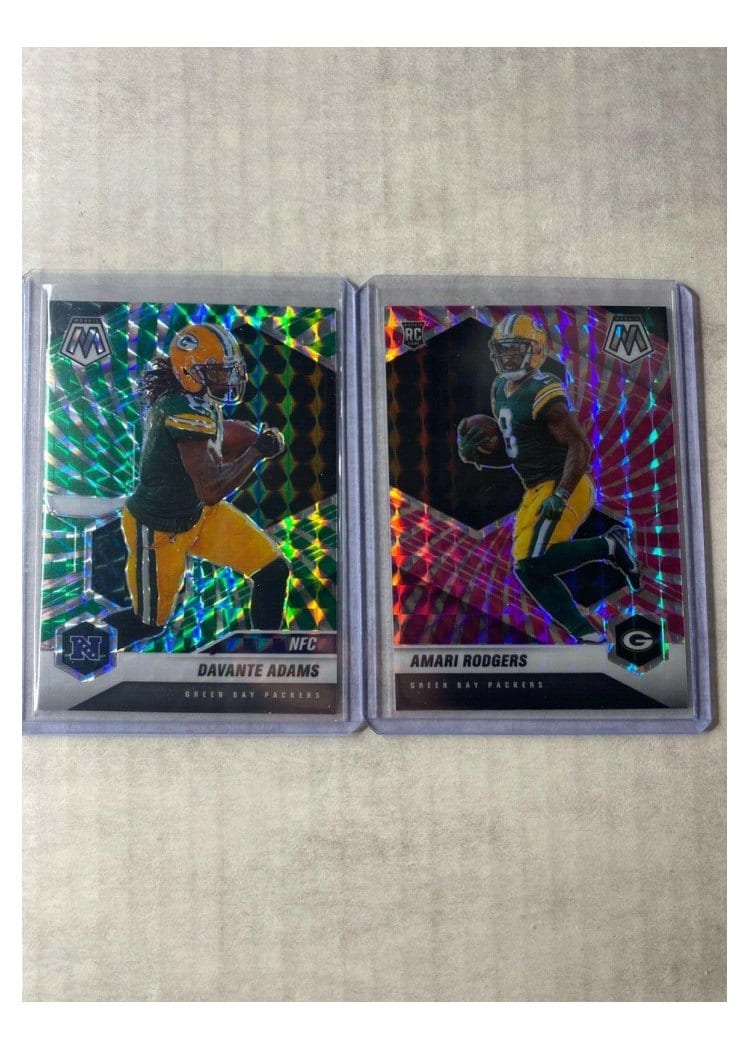 2021 Panini Mosaic Base Set Davante Adams #82 card