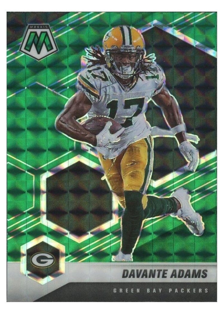 2021 Panini Mosaic Base Set Davante Adams #82 card