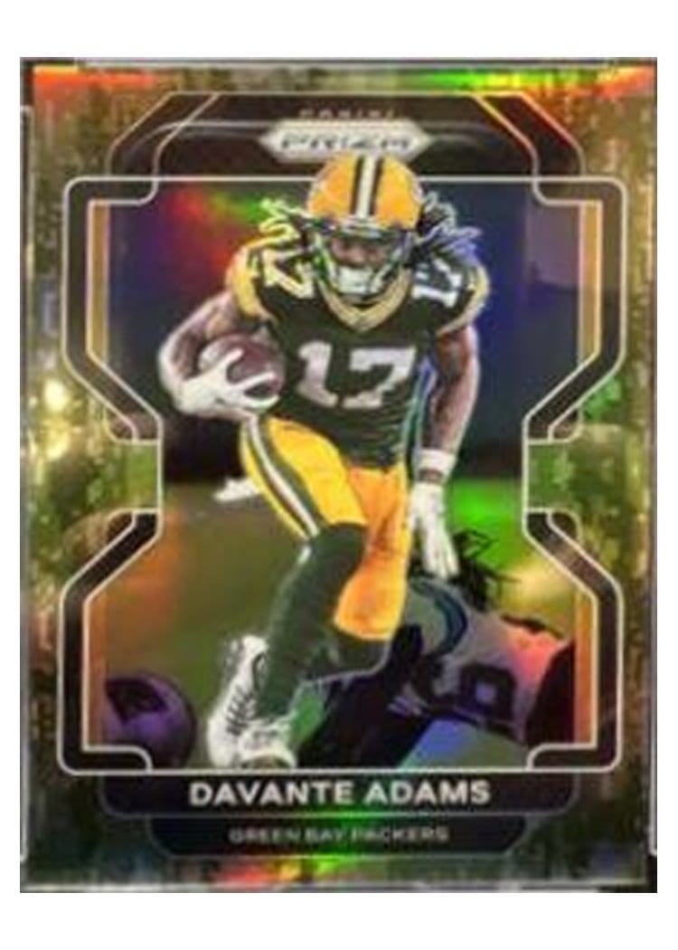 2021 Panini Prizm Base Set Davante Adams #135 card