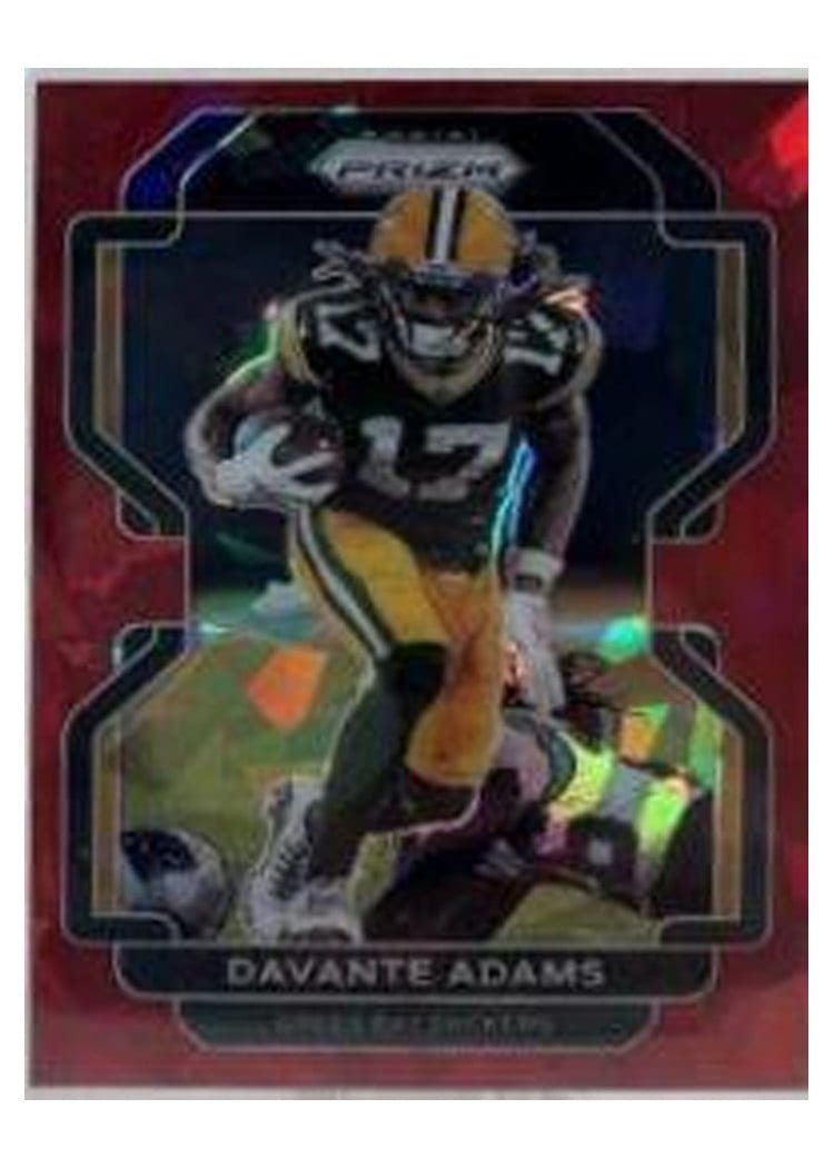 2021 Panini Prizm Base Set Davante Adams #135 card