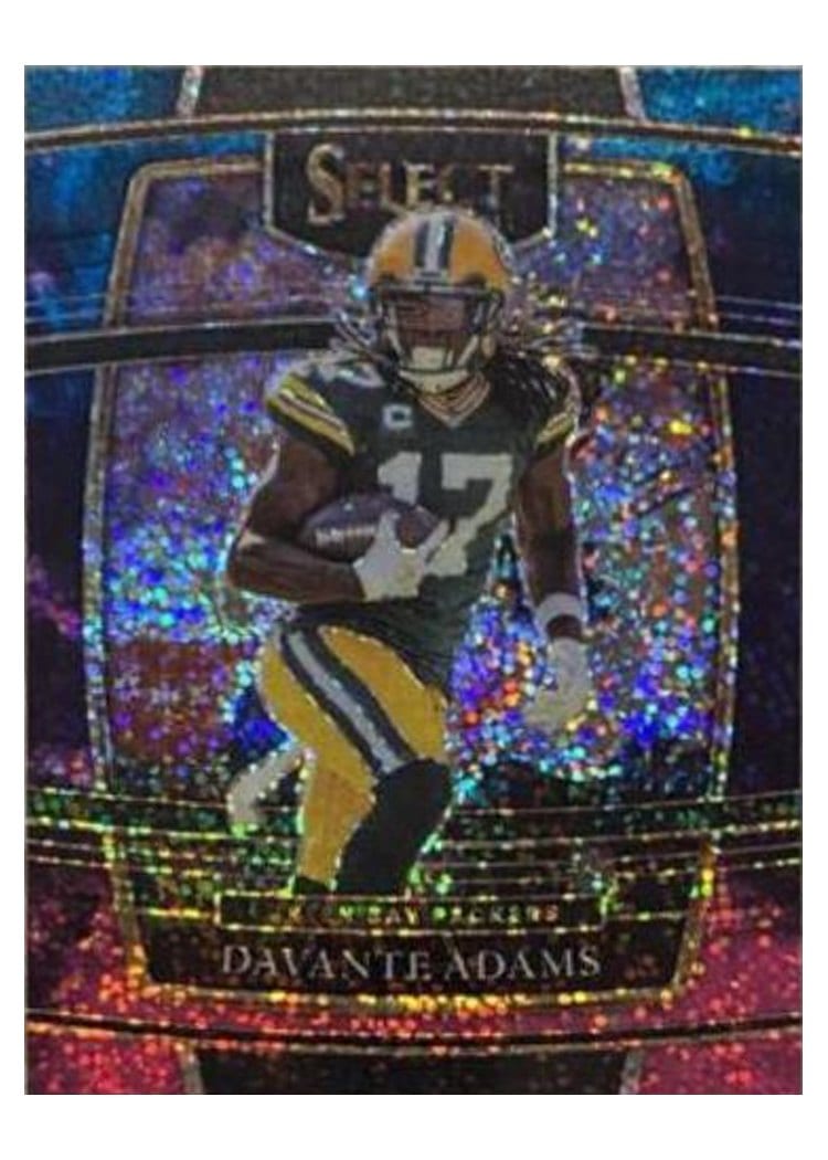 2021 Panini Select Base Set Davante Adams Cosmic #14 card