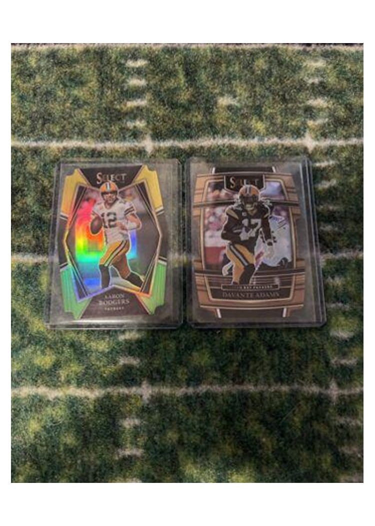 2021 Panini Select Base Set Davante Adams #14 card