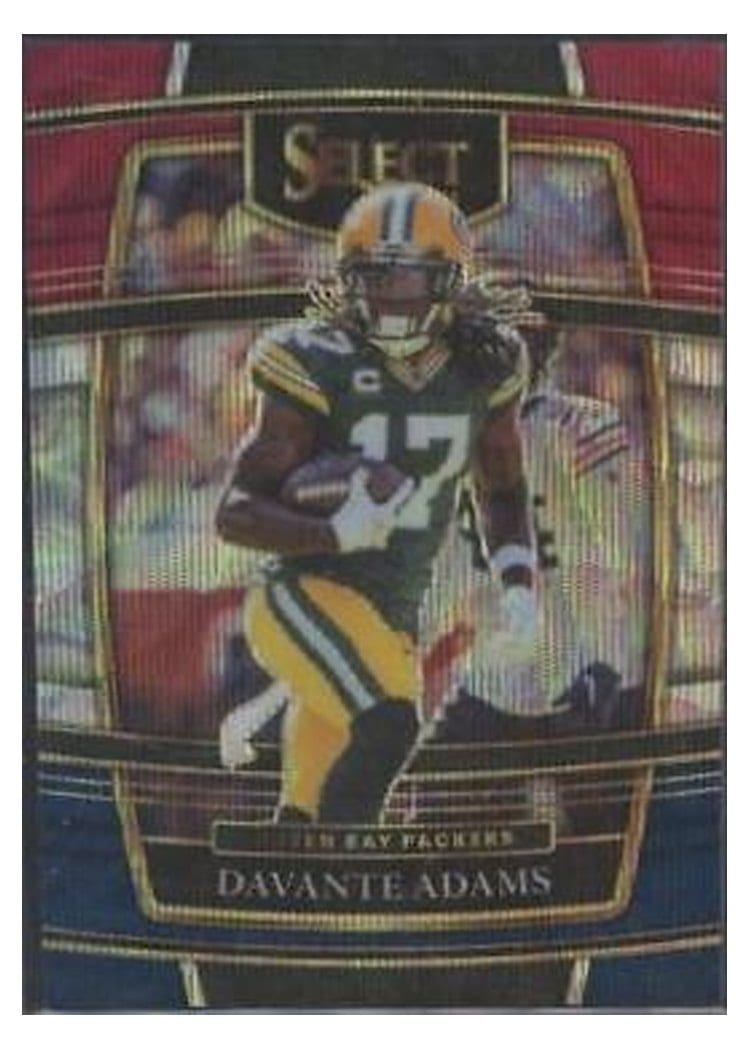 2021 Panini Select Base Set Davante Adams #14 card