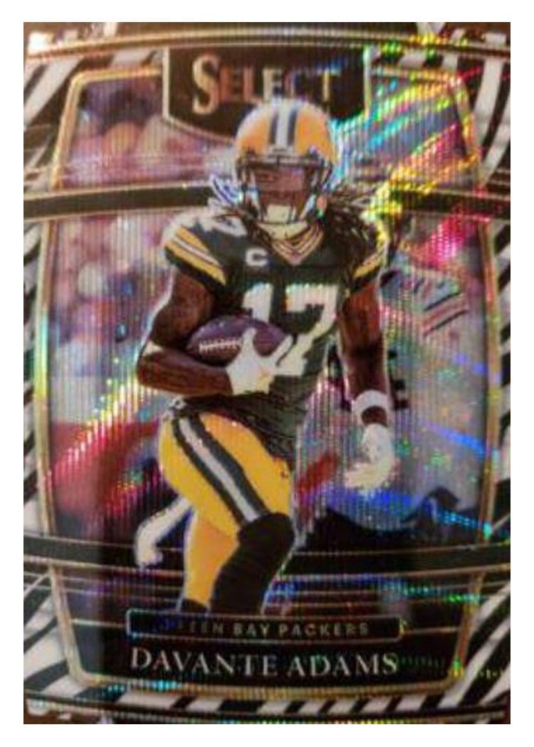 2021 Panini Select Base Set Davante Adams #14 card