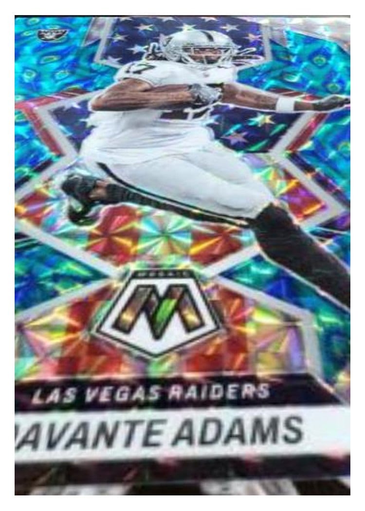 2022 Panini Mosaic Base Set Davante Adams Choice Peacock #265 card