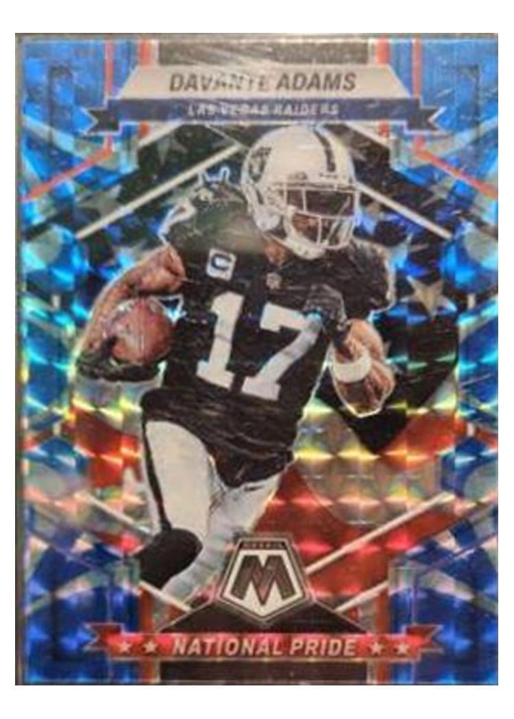 2023 Panini Mosaic Base Set Davante Adams Blue #266 card