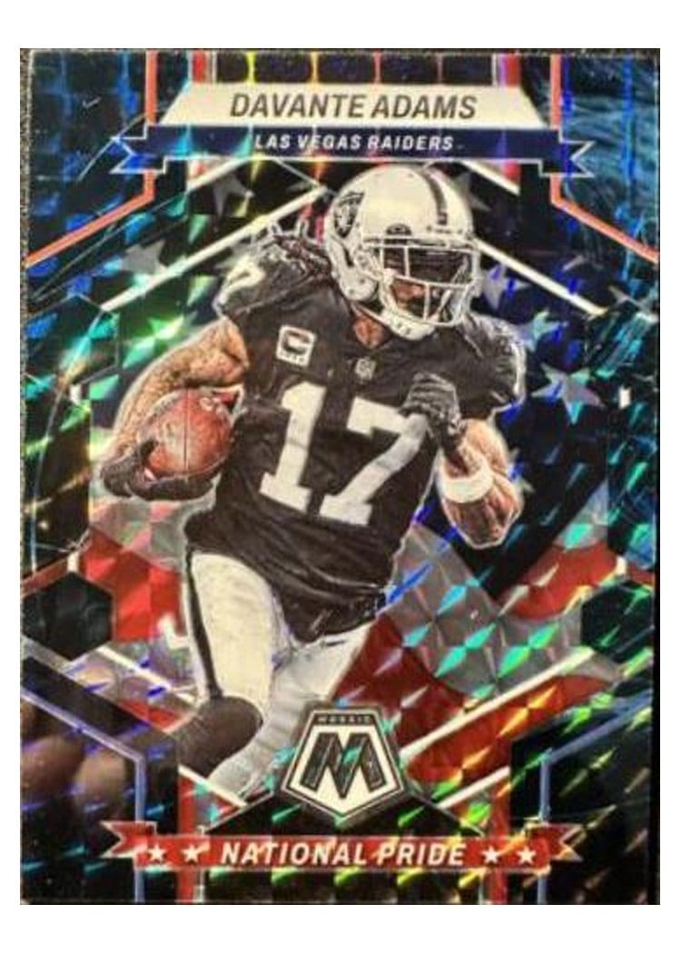 2023 Panini Mosaic Base Set Davante Adams Genesis #266 card