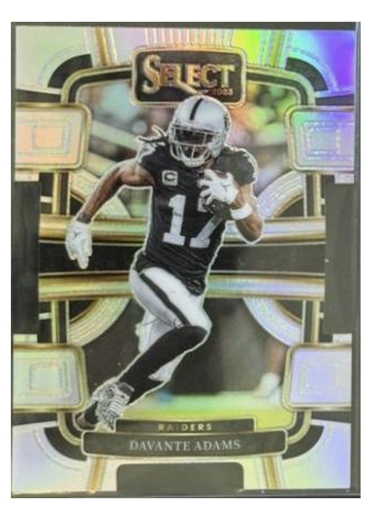 2023 Panini Select Base Set Davante Adams Silver Prizm #59 card