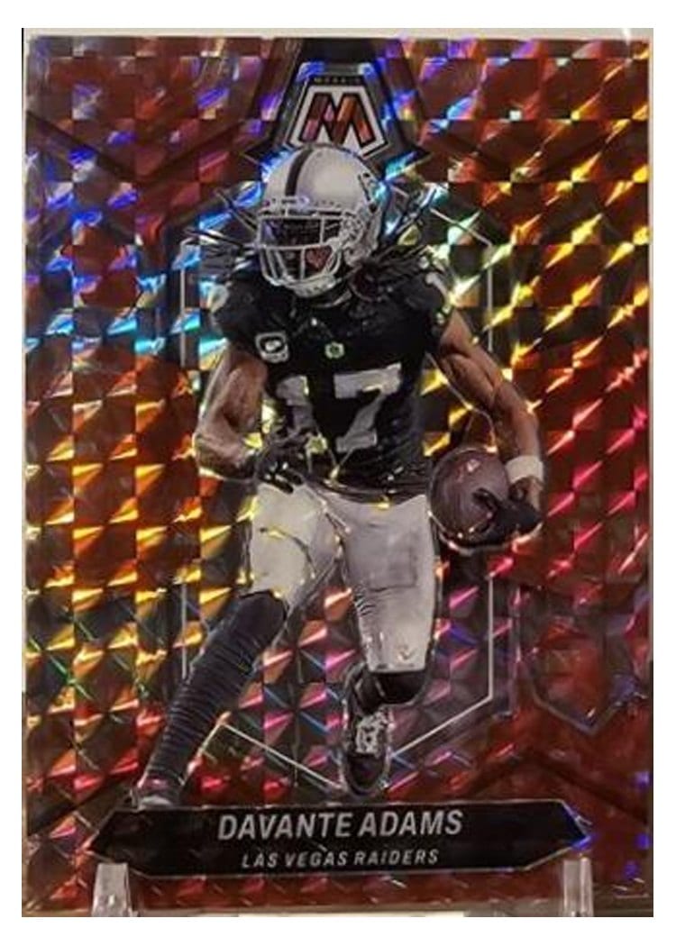 2024 Panini Mosaic Base Set Davante Adams Camo Red #115 card
