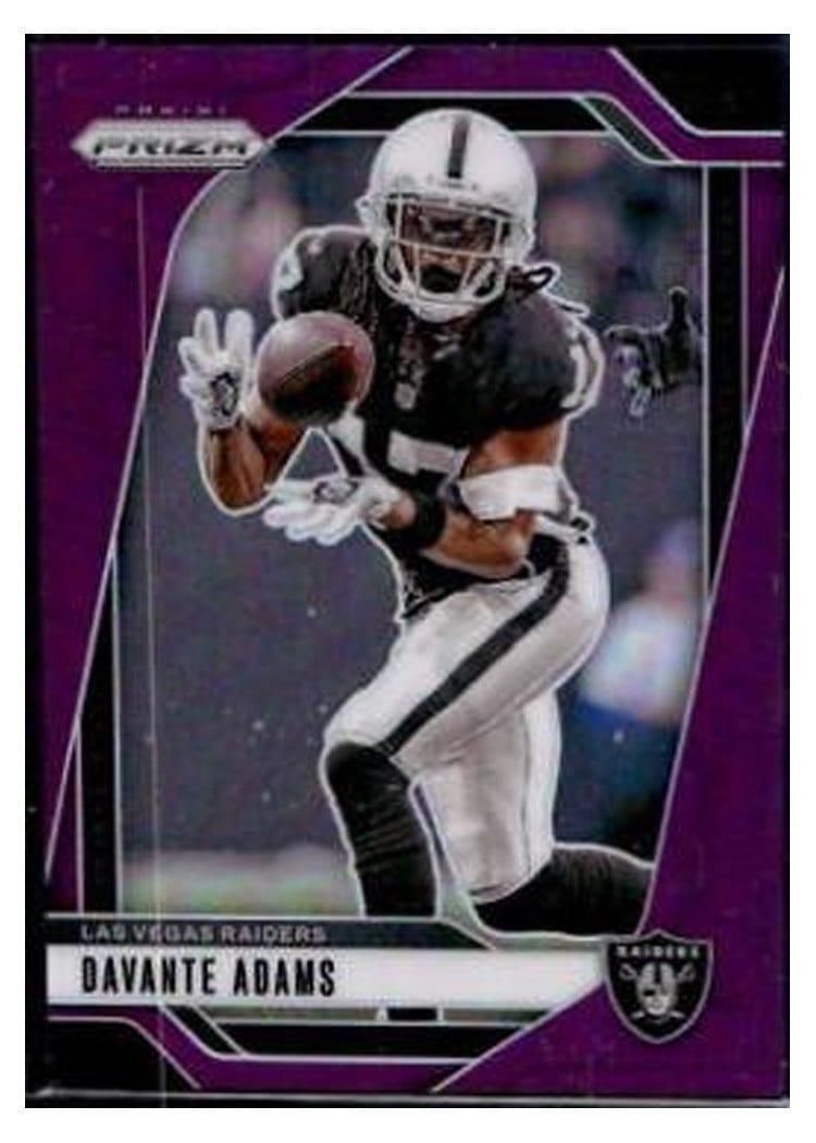 2024 Panini Prizm Base Set Davante Adams Purple #150 card
