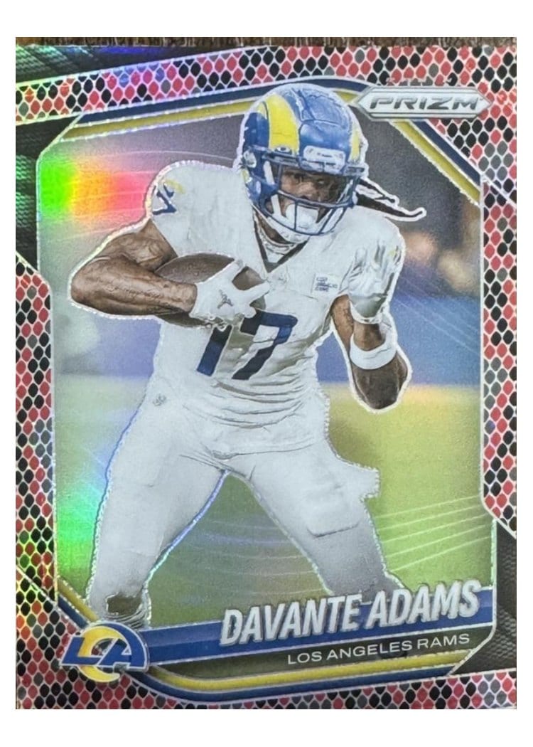 2025 Panini Prizm Base Set Davante Adams #104 card