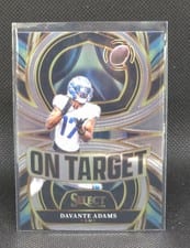 Davante Adams 2025 Panini Select On Target card