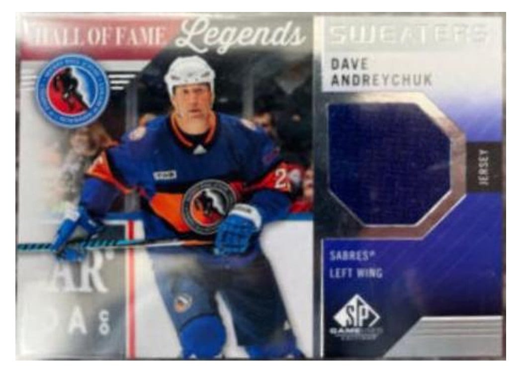 2021-22 SP Game Used HOF Legends Sweaters Dave Andreychuk #HOF-DA card