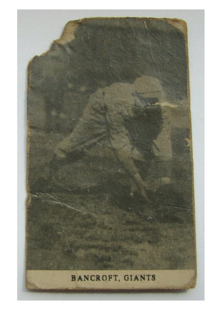 1921 E253 Oxford Confectionery Dave Bancroft card