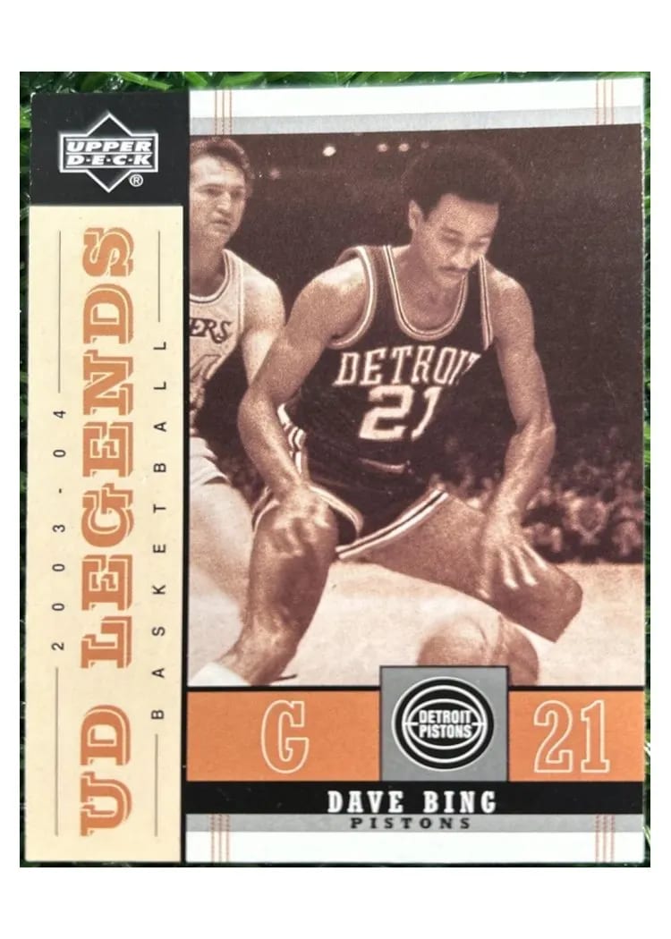 2003 Upper Deck Legends Throwback Dave Bing #24 card