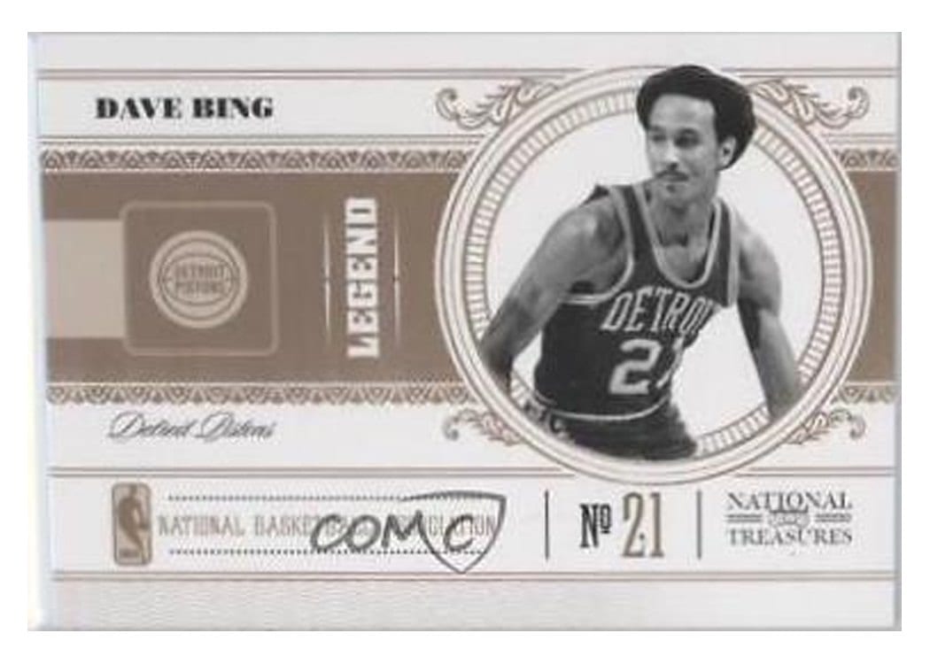 2010 Panini National Treasures Dave Bing #104 card