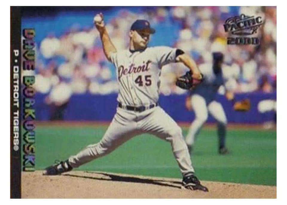2000 Pacific Dave Borkowski #156 card