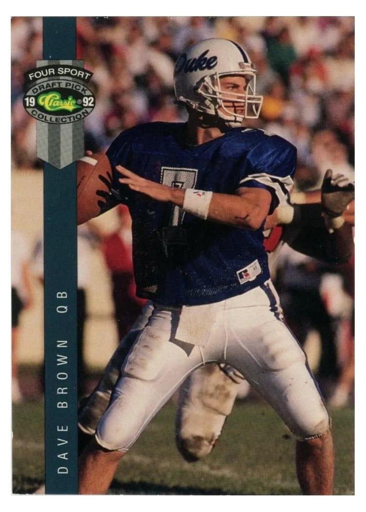 1992 Classic 4 Sport Dave Brown #301 card