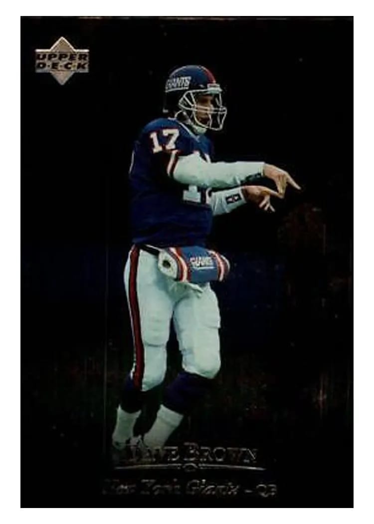 1996 Upper Deck Silver Dave Brown #140 card