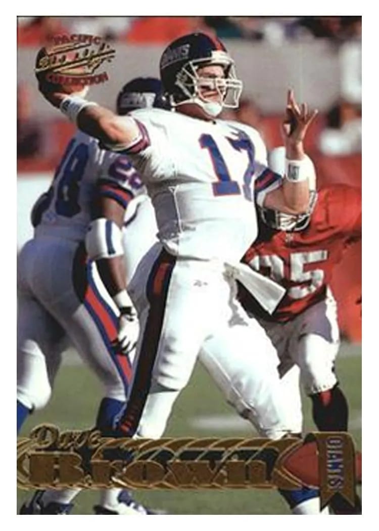 1997 Pacific Philadelphia Gold Dave Brown #124 card