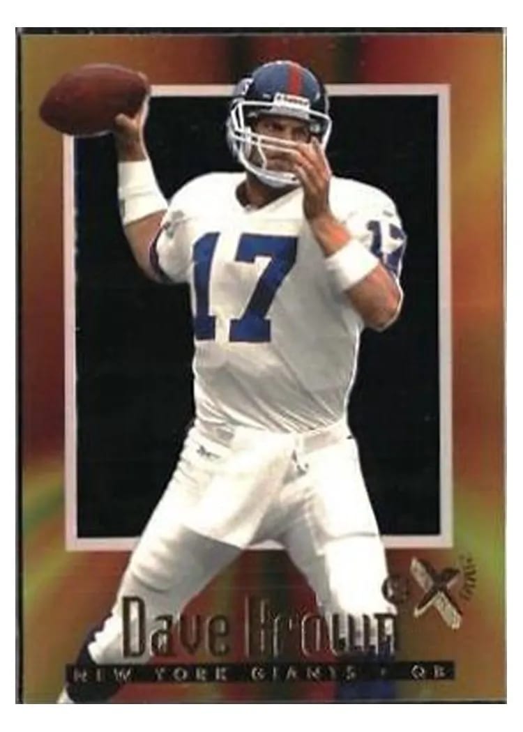 1997 Skybox E X2000 Dave Brown #20 card