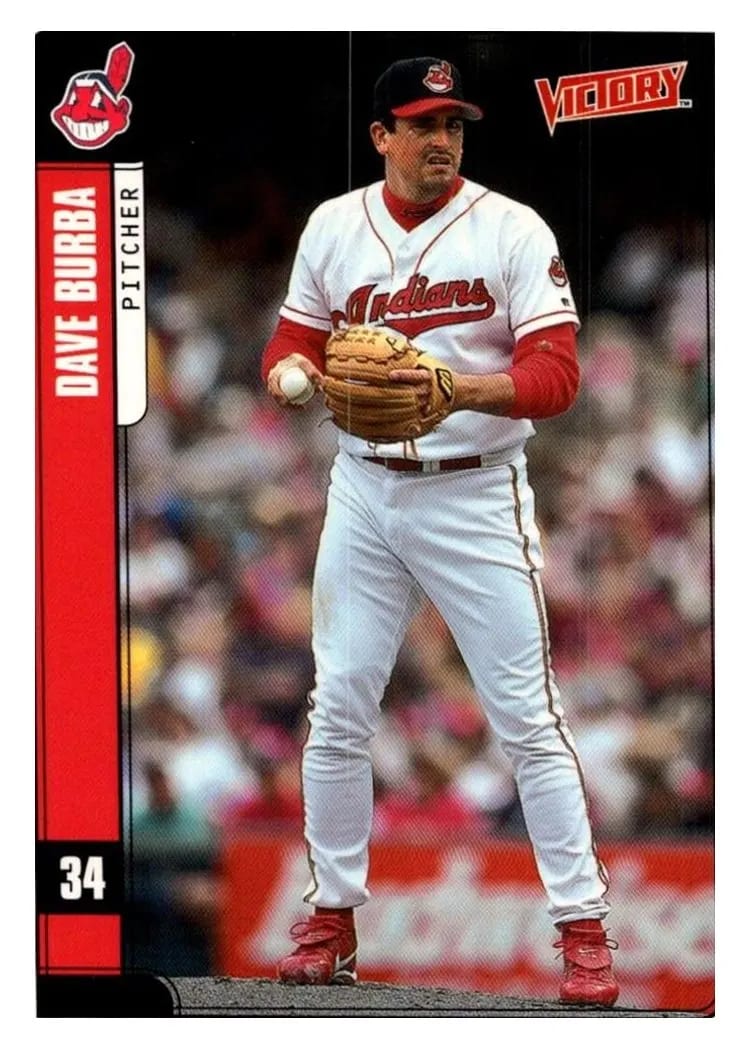 2001 Upper Deck Victory Dave Burba #87 card
