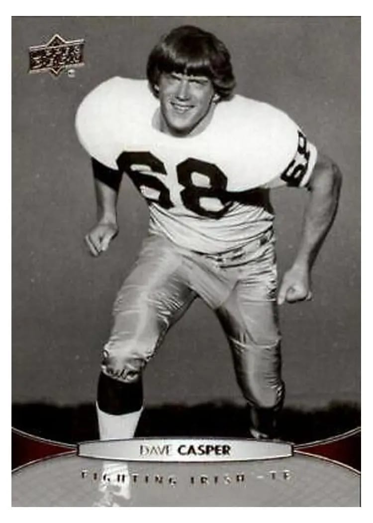 2012 Upper Deck Dave Casper #15 card