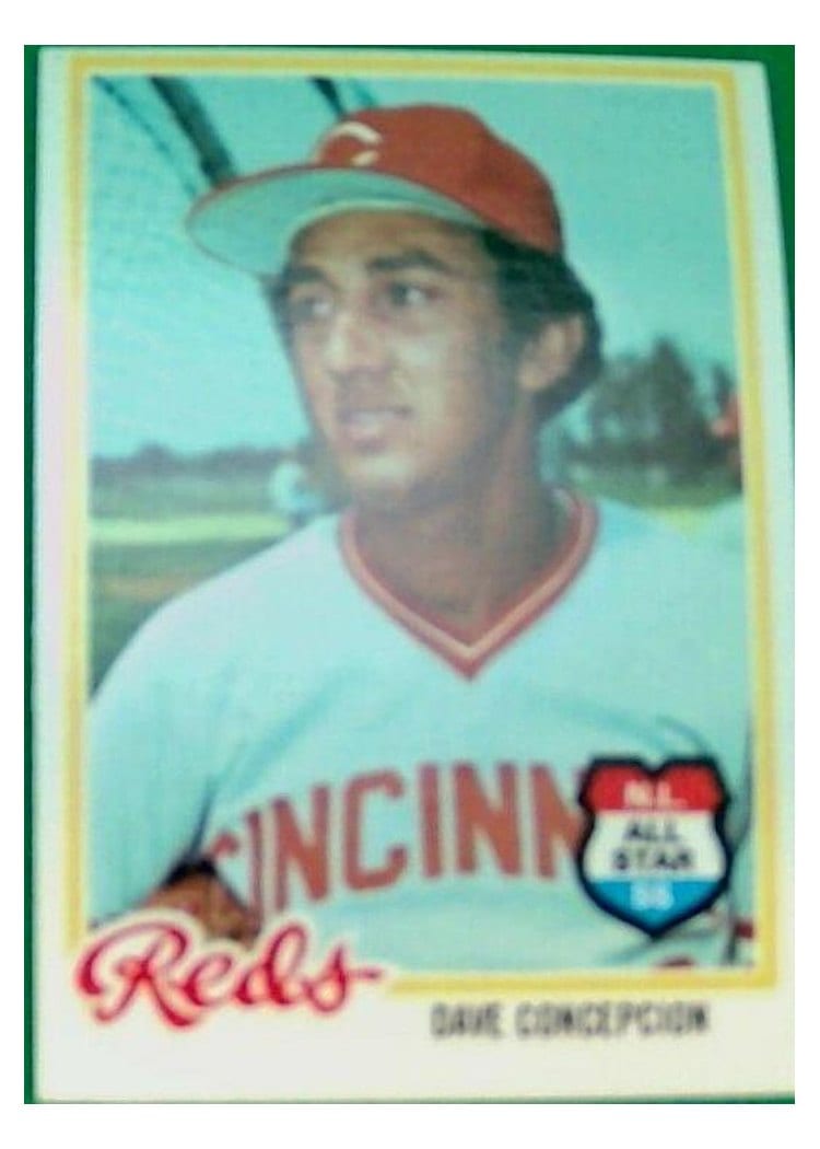 1978 Topps Dave Concepcion #180 card