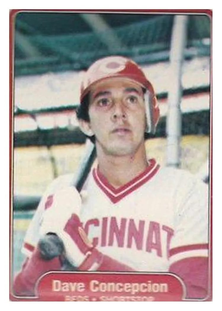 1982 Fleer Dave Concepcion #63 card