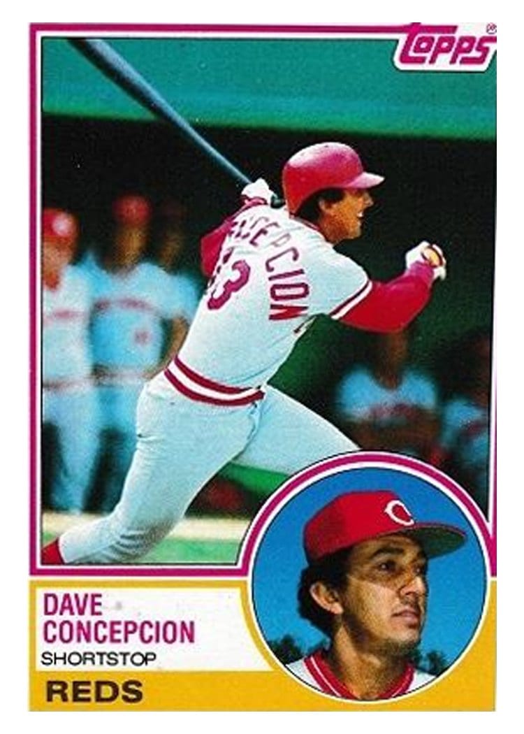 1983 Topps Dave Concepcion #720 card