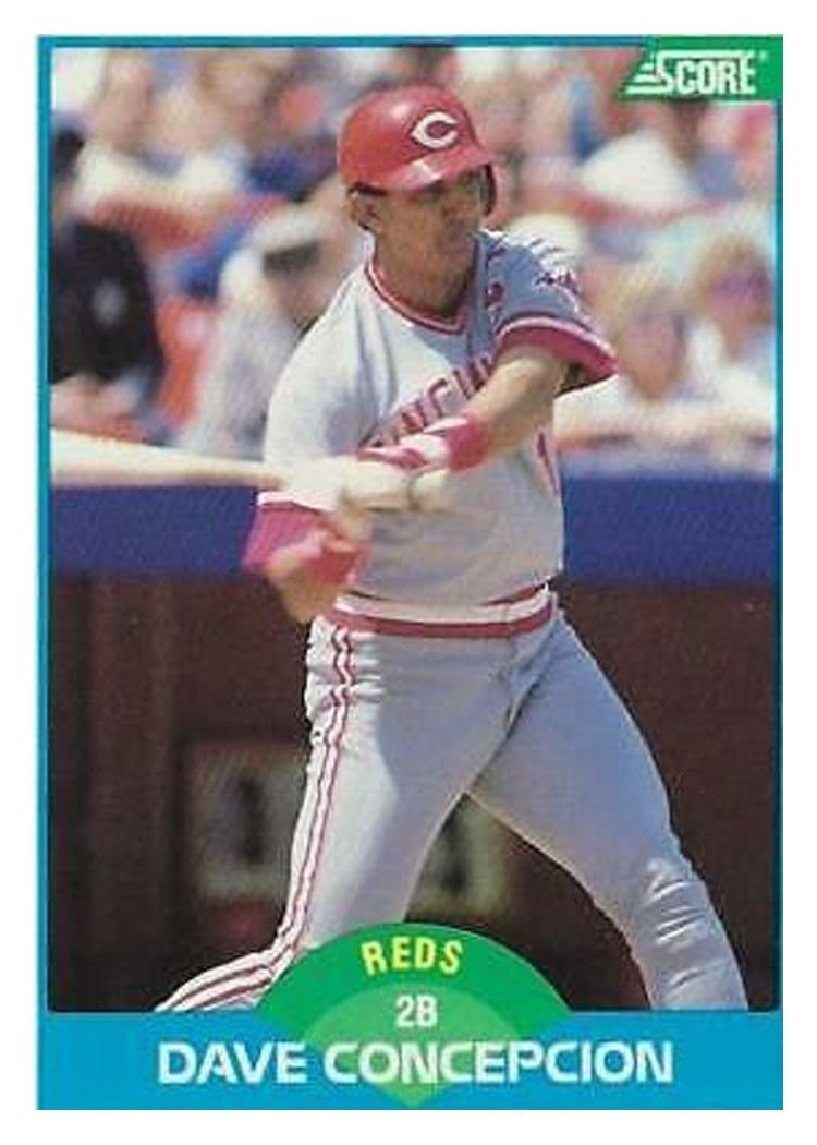 1989 Score Dave Concepcion #166 card